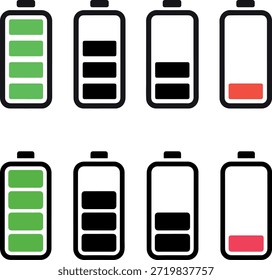 Visualización del ciclo de vida de la célula eléctrica con señales de advertencia verdes y rojas