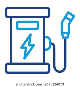 Icon-Element für elektrische Ladung für Design