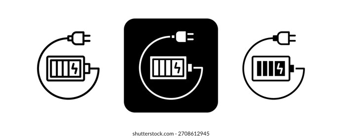 Color sólido y línea negra que dibujan el sistema de Ilustración vectorial