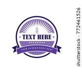 electric cigarette badge label template vector art