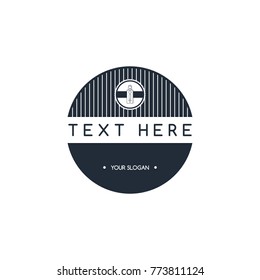electric cigarette badge label template vector art