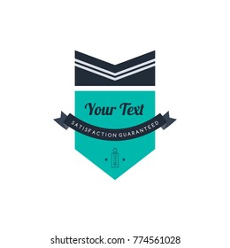 electric cigarette badge label template vector art