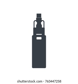 electric cigarette, e-cigarette, vaporizer vector illustration