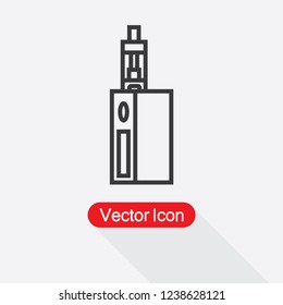 Electric Cigarette Icon, Vape Icon Vector Illustration Eps10