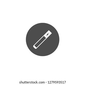 Electric cigarette icon . Vector . EPS 10