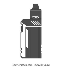 Design-Illustration des E-Zigarette-Logos