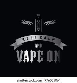 electric cigarette personal vaporizer vector art