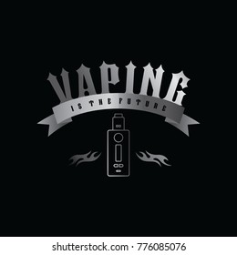 electric cigarette personal vaporizer vector art