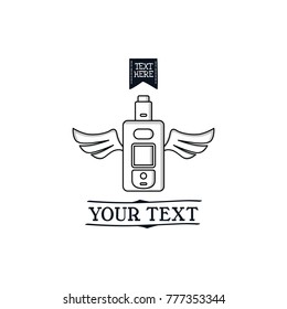 electric cigarette personal vaporizer vector art