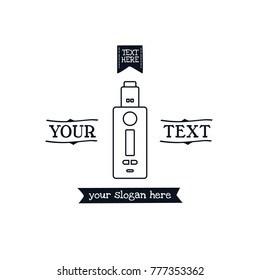 electric cigarette personal vaporizer vector art