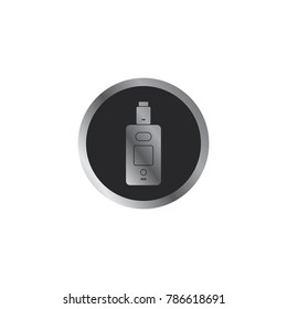 electric cigarette personal vaporizer vector art illustration