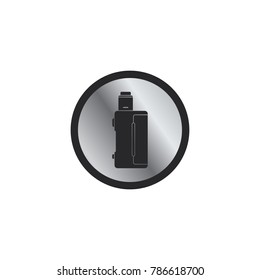 electric cigarette personal vaporizer vector art illustration