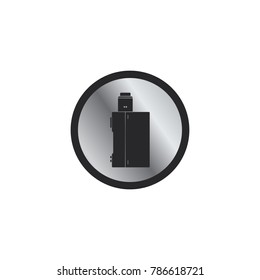 electric cigarette personal vaporizer vector art illustration