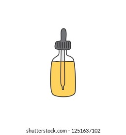 electric cigarette vapor liquid theme vector art