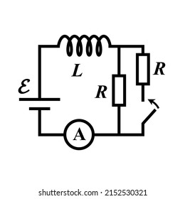 Electric circuit line icon. linear style sign for mobile concept and web design. Circuit scheme outline vector icon. Symbol, logo illustration. Vector graphics