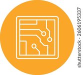 Electric Circuit vector icon. Can be used for printing, mobile and web applications.