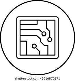 Electric Circuit vector icon. Can be used for printing, mobile and web applications.