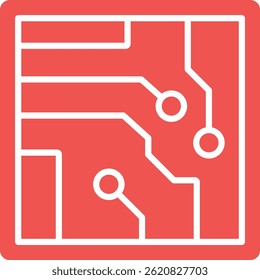 Electric Circuit vector icon. Can be used for printing, mobile and web applications.