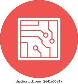 Electric Circuit vector icon. Can be used for printing, mobile and web applications.