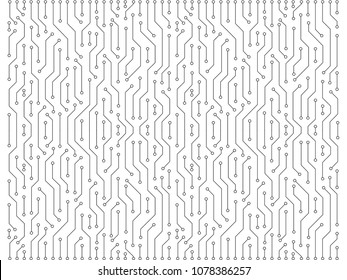 Electric circuits background. black and white electric circuits background perfect use for business and modern technology background. Plain and minimal circuits. 