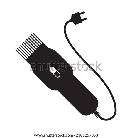 electric clippers  vector icon illustration template design