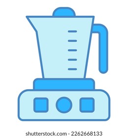 Electric coffee maker on a stand  - icon, illustration on white background, similar style