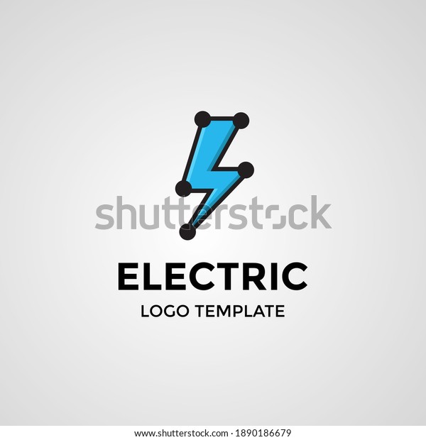 Electric\
connection logo design. It is suitable for companies in the fields\
of electricity, electric service, electric\
cars.