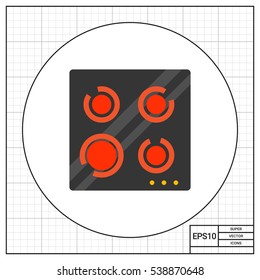 Electric cooker icon