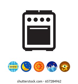Electric cooker icon