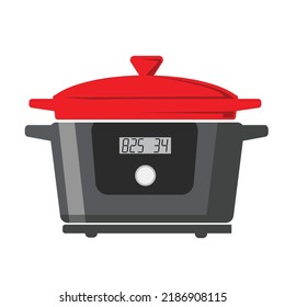 diseño vectorial de cocina eléctrica