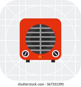 Electric cooler icon