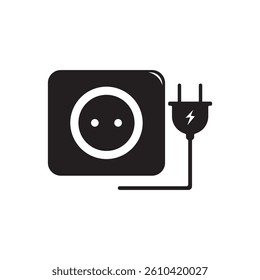 electric cord icon vector element design 