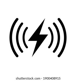 electric current sign, electric power symbol