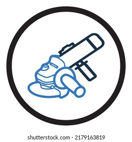 Icono de cortador eléctrico o molino