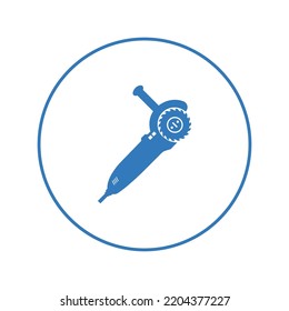 Electric cutting blade machine icon | Circle version icon |