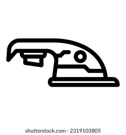 Electric cutting icon outline vector. Lawn trimmer. Grass mower