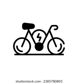 Vektorgrafik von Vektorgrafik-Symbol für den Elektrozyklus