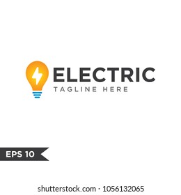 electric design logo template