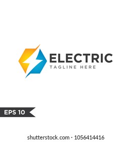 electric design logo template