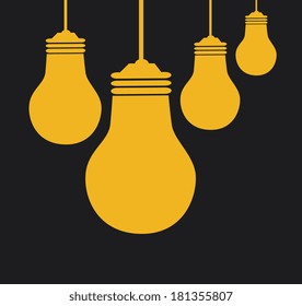 electric design over dark background, vector illustration