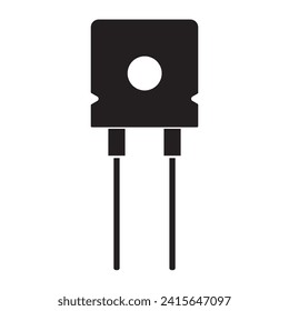 Electric diode icon vector illustration design
