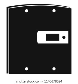 Electric door icon. Simple illustration of electric door vector icon for web design isolated on white background