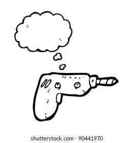 electric drill cartoon