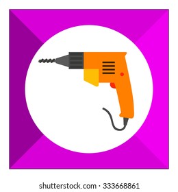 Electric drill icon