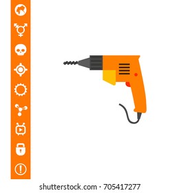 Electric drill icon