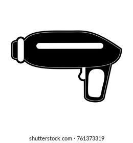 Electric drill isolated