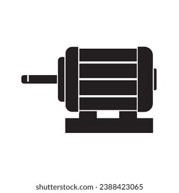 plantilla de diseño vectorial del logotipo del icono del dínamo eléctrico
