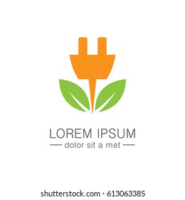 Electric Eco Green Company Logo
