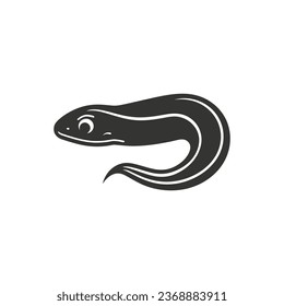 Electric eel Icon on White Background - Simple Vector Illustration