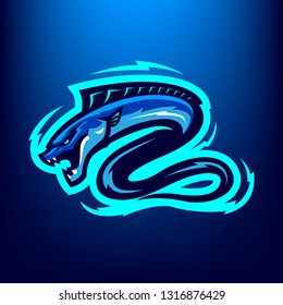 Electric Eel Mascot logo